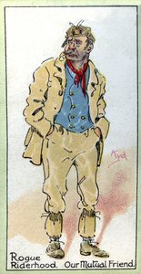 ローグライダーフッド、「Our Mutual Friend」より、チャールズディケンズ作、1923年 作： Joseph Clayton Clarke